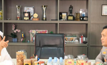 Gubernur Jabar Terpilih Temui Kapolres Bogor, Apresiasi Ungkap 1 Ton Narkotika