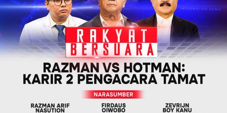 Razman Vs Hotman: Karir 2 Pengacara Tamat | Rakyat Bersuara | 18/02
