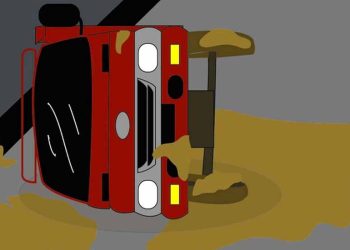 Truk Tambang Kehilangan Kendali, Menabrak 2 Rumah dan Puluhan Warga Terluka