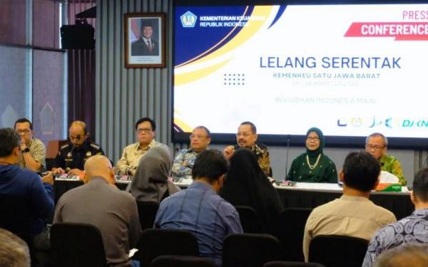 Kemenkeu Jabar Selenggarakan Lelang Serentak dengan Nilai Limit Rp35,69 Miliar