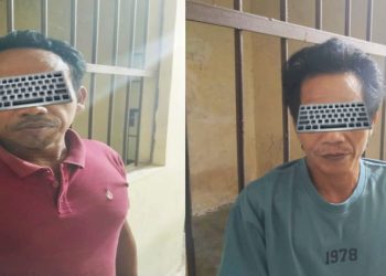 Gagal Beraksi di Malam Hari, Dua Pencuri Sawit di Pelalawan Diciduk Warga Kelompok Tani dan Diserahkan ke Polisi