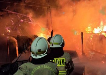 Empat Orang Tewas dalam Kebakaran Hebat di Pademangan, Jakarta Utara