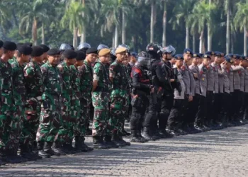 Aksi Massa Besar Hari Ini: Ribuan Personel Polisi Amankan Monas hingga Gedung DPR