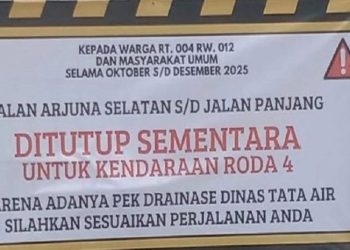 Arjuna Selatan Terblokir: Lalin Dialihkan Karena Proyek Galian 400 Meter di Jakbar
