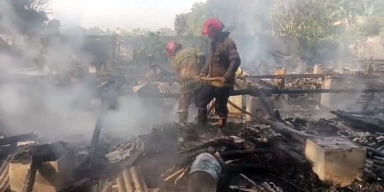 Musibah Kebakaran di Tanjungsari Sumedang: 10 Ribu Ekor Ayam Broiler Hangus Terpanggang
