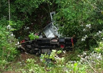 Mobil Brimob Masuk Jurang di tebing Manula, Diduga mengalami Rem Blong