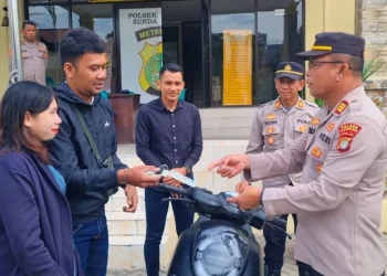 Motor Warga Pademangan yang Digelapkan Saudaranya Berhasil Dikembalikan Polisi