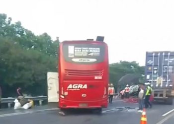Kecelakaan Beruntun 4 Kendaraan di Tol Cipali Menuju Jakarta, Nihil Korban Jiwa