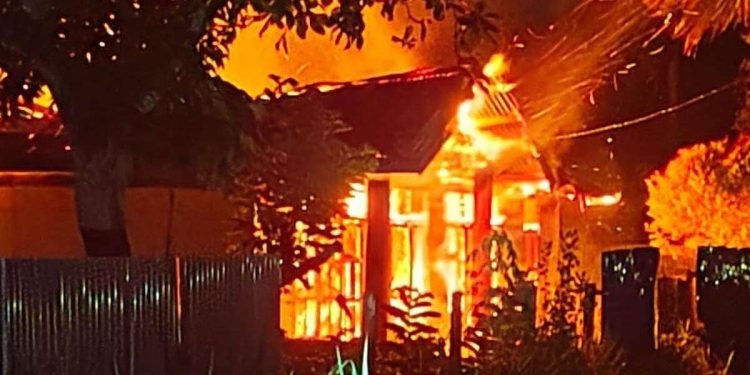 Kebakaran Hanguskan Satu Unit Rumah di Merauke, Kerugian Ditaksir Rp200 Juta