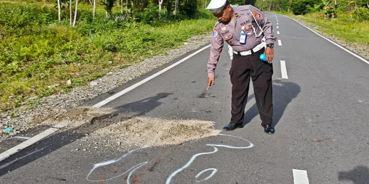 Kecelakaan Maut di Mimika: Penumpang Motor Tewas Ditabrak Mobil yang Melarikan Diri