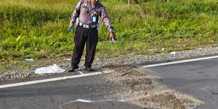 Isu Pembunuhan di SP 12 Mimika Ternyata Kecelakaan Lalu Lintas